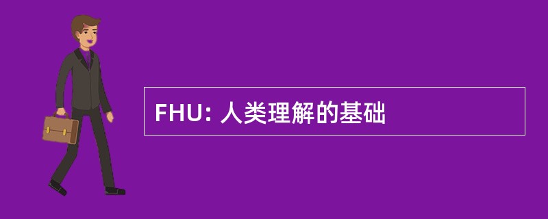 FHU: 人类理解的基础