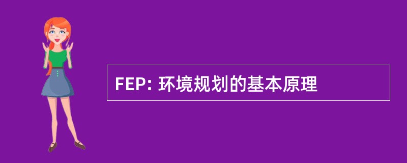 FEP: 环境规划的基本原理