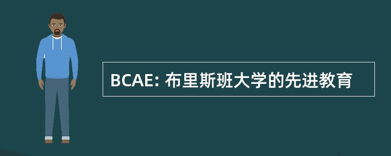 BCAE: 布里斯班大学的先进教育