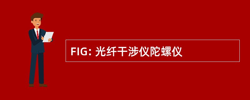 FIG: 光纤干涉仪陀螺仪