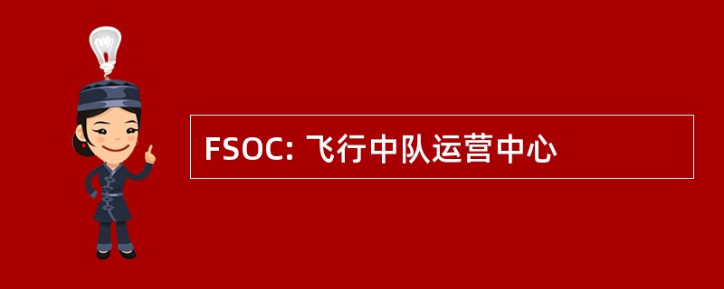 FSOC: 飞行中队运营中心