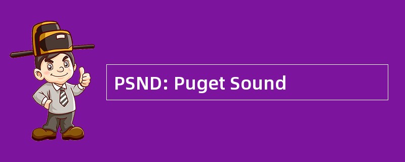 PSND: Puget Sound