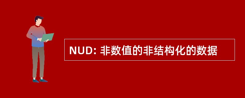 NUD: 非数值的非结构化的数据