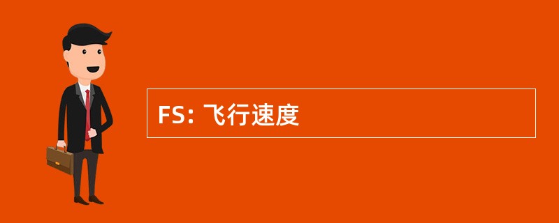 FS: 飞行速度