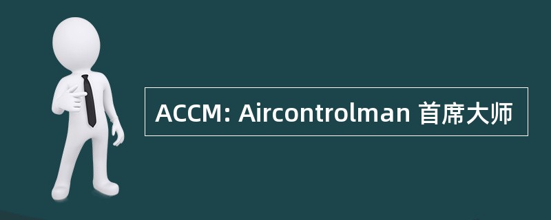 ACCM: Aircontrolman 首席大师