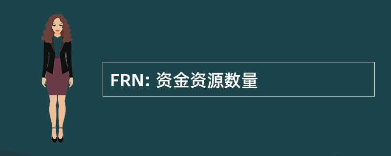 FRN: 资金资源数量