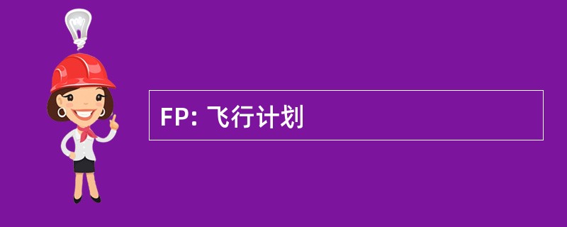 FP: 飞行计划