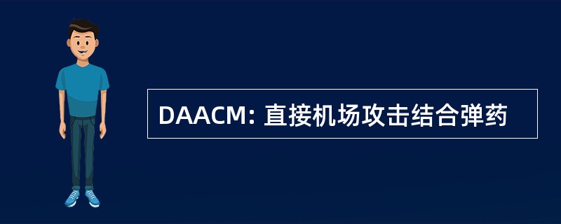 DAACM: 直接机场攻击结合弹药