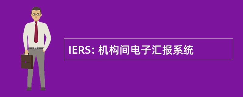 IERS: 机构间电子汇报系统