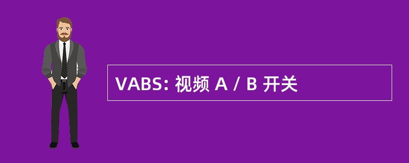 VABS: 视频 A / B 开关