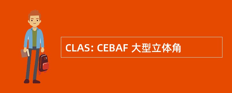 CLAS: CEBAF 大型立体角