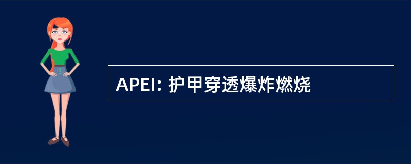 APEI: 护甲穿透爆炸燃烧