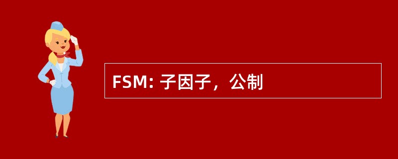 FSM: 子因子，公制