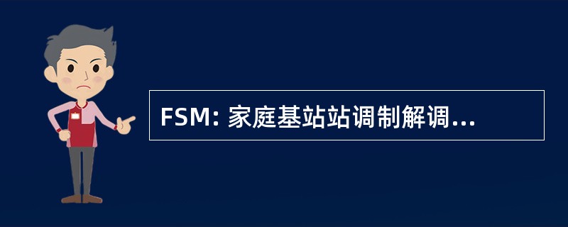 FSM: 家庭基站站调制解调器芯片组