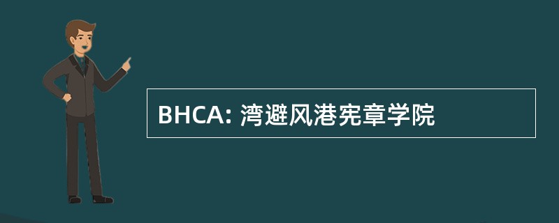 BHCA: 湾避风港宪章学院