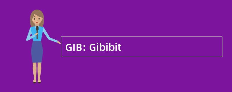 GIB: Gibibit