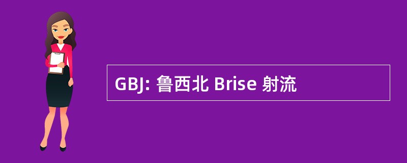 GBJ: 鲁西北 Brise 射流