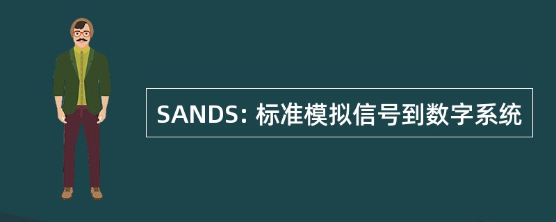 SANDS: 标准模拟信号到数字系统