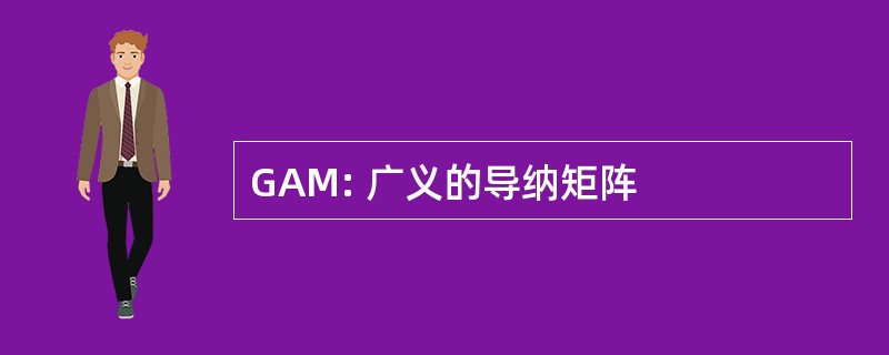 GAM: 广义的导纳矩阵