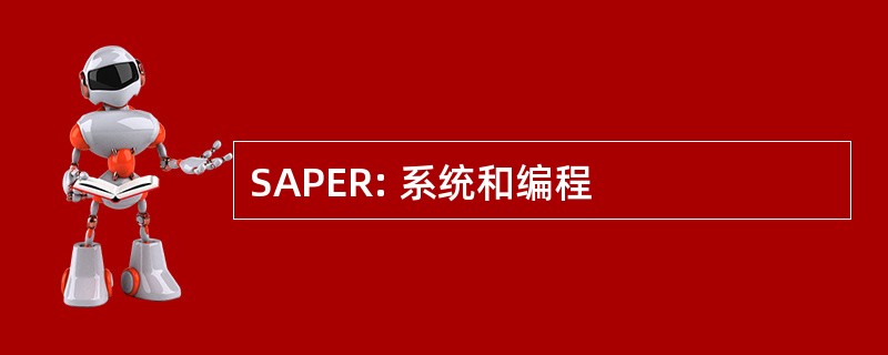 SAPER: 系统和编程