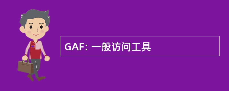 GAF: 一般访问工具