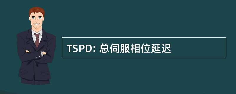 TSPD: 总伺服相位延迟