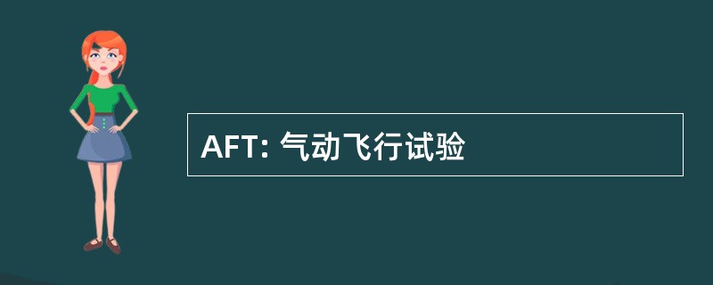 AFT: 气动飞行试验