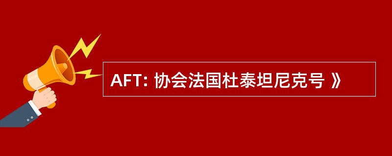 AFT: 协会法国杜泰坦尼克号 》