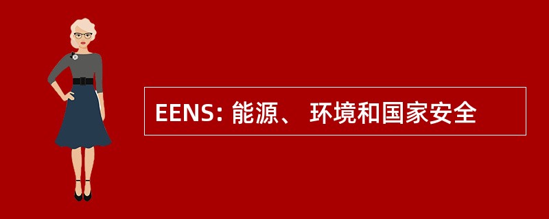 EENS: 能源、 环境和国家安全