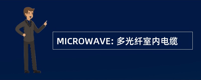 MICROWAVE: 多光纤室内电缆