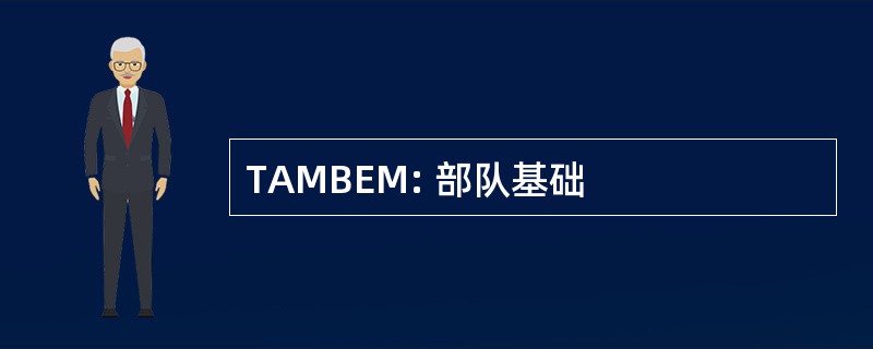 TAMBEM: 部队基础