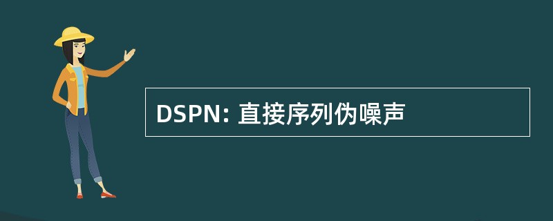 DSPN: 直接序列伪噪声