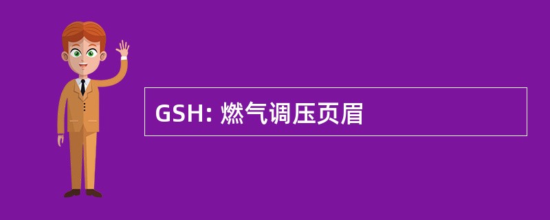 GSH: 燃气调压页眉