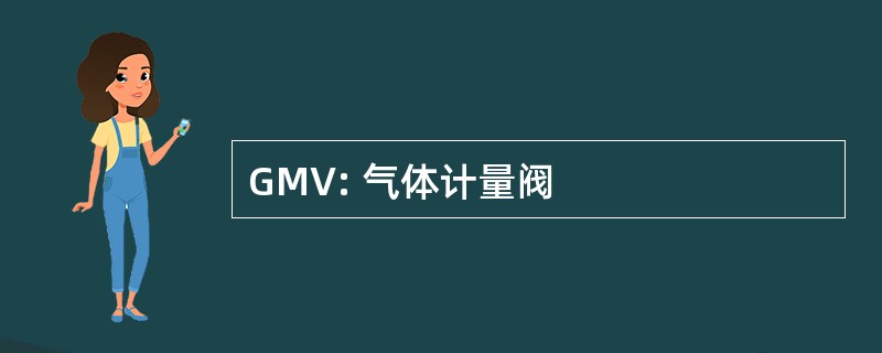 GMV: 气体计量阀