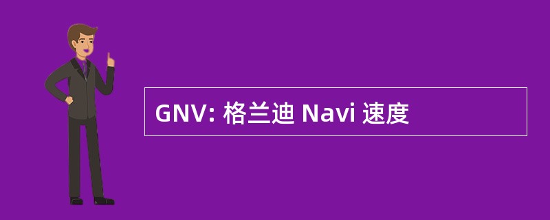 GNV: 格兰迪 Navi 速度