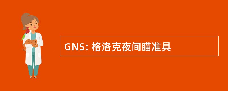 GNS: 格洛克夜间瞄准具