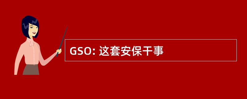 GSO: 这套安保干事