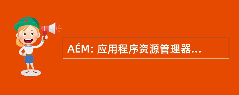 AÉM: 应用程序资源管理器中的特派团