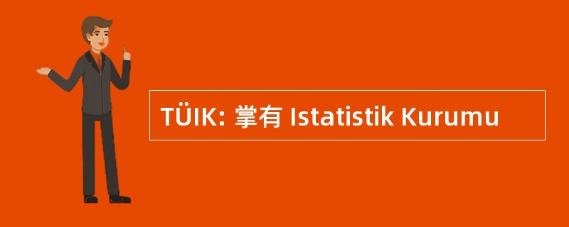 TÜIK: 掌有 Istatistik Kurumu