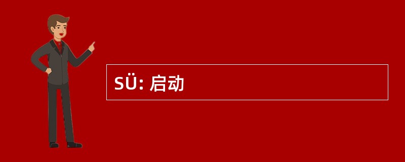 SÜ: 启动