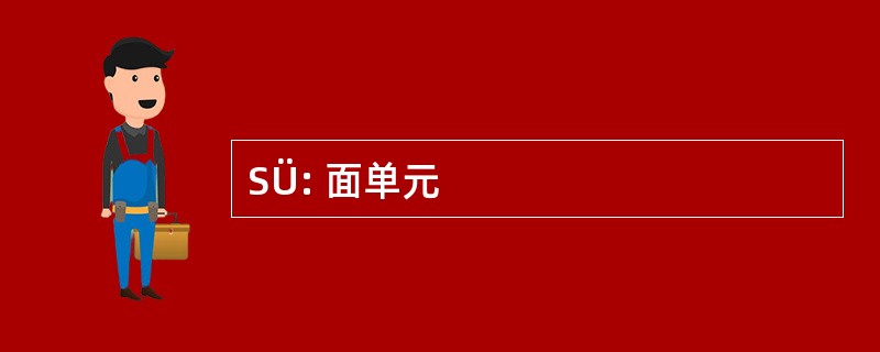 SÜ: 面单元