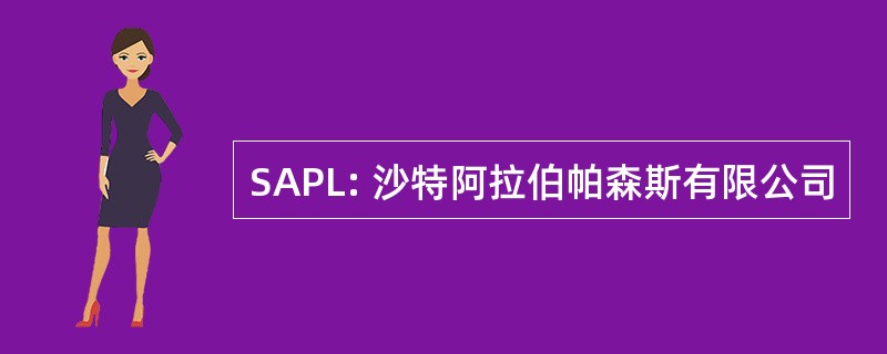 SAPL: 沙特阿拉伯帕森斯有限公司