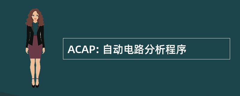 ACAP: 自动电路分析程序