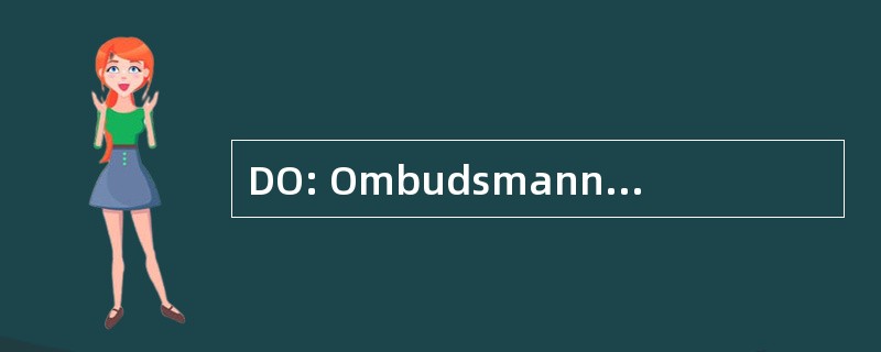 DO: Ombudsmannen mot Etnisk 对于