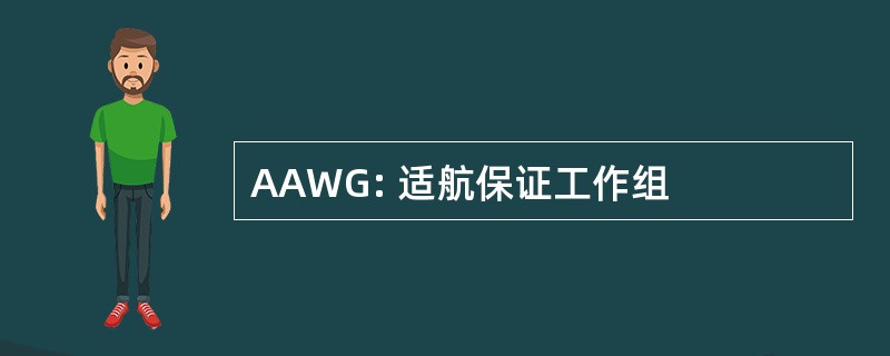 AAWG: 适航保证工作组