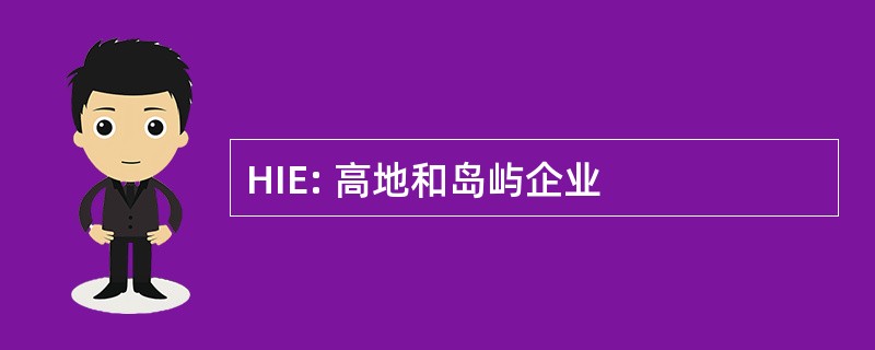 HIE: 高地和岛屿企业