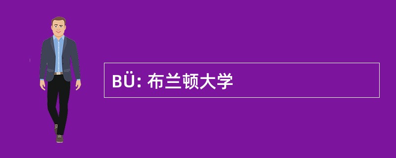 BÜ: 布兰顿大学