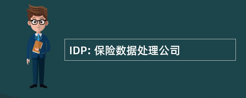 IDP: 保险数据处理公司