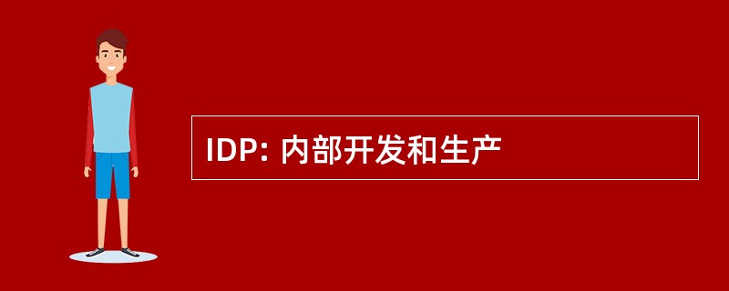 IDP: 内部开发和生产