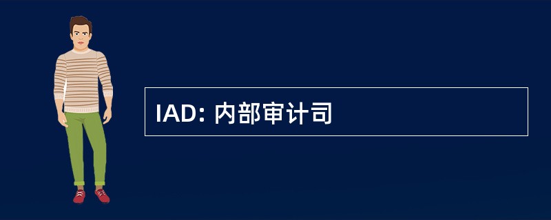 IAD: 内部审计司